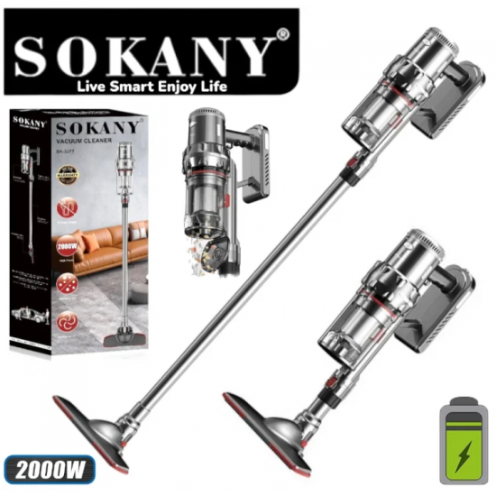 Ισχυρή κυκλωνική ηλεκτρική σκούπα για γρήγορο και αποτελεσματικό καθάρισμα SOKANY SK-3377