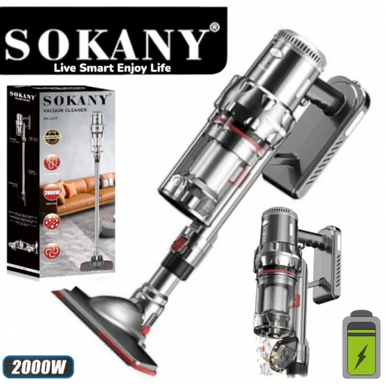 Ισχυρή κυκλωνική ηλεκτρική σκούπα για γρήγορο και αποτελεσματικό καθάρισμα SOKANY SK-3377