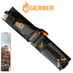 Μαχαίρι πολλαπλών χρήσεων Bear Grylls με λεπτές άκρες και σταθερή λεπίδα Survival Knife GERBER