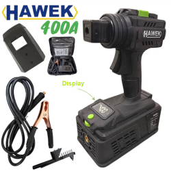 Επαγγελματικό φορητό πιστόλι ηλεκτροκολλησης inverter με οθόνη, HAWEK 400A