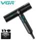Επαγγελματικό πιστολάκι μαλλιών VGR V-401 με οθόνη LED Κόκκινο και μαύρο πιστολάκι μαλλιών