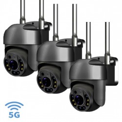 3 ΤΕΜΑΧΙΑ ΑΣΥΡΜΑΤΗ ΚΑΜΕΡΑ ΘΟΛΟΥ COBRA 8 LED 5G