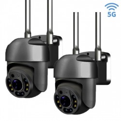 2 ΤΕΜΑΧΙΑ ΑΣΥΡΜΑΤΗ ΚΑΜΕΡΑ ΘΟΛΟΥ COBRA 8 LED 5G