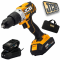 JCB 18BLCD-2XB-E 65 NM 18V 2.0AH ΚΡΟΥΣΤΙΚΟ ΚΑΤΣΑΒΙΔΙ ΜΕ ΜΠΑΤΑΡΙΑ ΚΑΙ ΦΟΡΤΙΣΤΗ