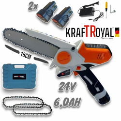 Επαναφορτιζομενο πριόνι KraftRoyal – 24V 6 Ah