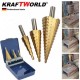 Σετ Κωνικα Τρυπάνια Kraft World με Θήκη 4-32mm 4-20mm 4-12mm