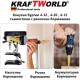 Σετ Κωνικα Τρυπάνια Kraft World με Θήκη 4-32mm 4-20mm 4-12mm