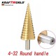 Σετ Κωνικα Τρυπάνια Kraft World με Θήκη 4-32mm 4-20mm 4-12mm