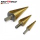 Σετ Κωνικα Τρυπάνια Kraft World με Θήκη 4-32mm 4-20mm 4-12mm