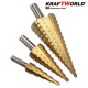 Σετ Κωνικα Τρυπάνια Kraft World με Θήκη 4-32mm 4-20mm 4-12mm